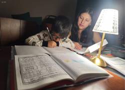 Fotografía de una casa sin electricidad.