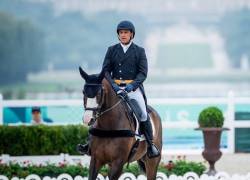 Ronald Zabala no pudo terminar su recorrido de cross country en el Palacio de Versalles.