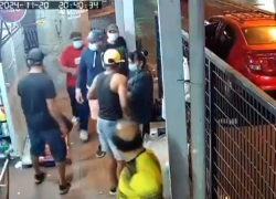 Captura de video de cámara de seguridad.