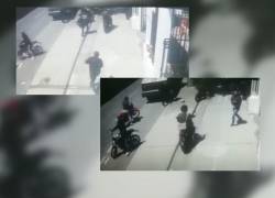 Sujetos armados y en moto robaron el dinero de un vehículo blindado.