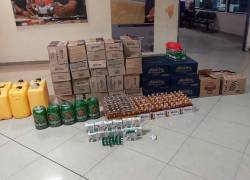 Sujeto recibió prisión preventiva tras intentar 'donar' municiones y alcohol.