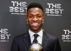 Vinícius Júnior, delantero brasileño del Real Madrid, alcanzó el premio al mejor jugador del mundo que entrega la FIFA.