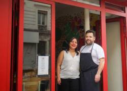 María de Lourdes Rodríguez y Javier Armijos abrieron Ayahuma hace cinco años siendo el único restaurante ecuatoriano en Paris.