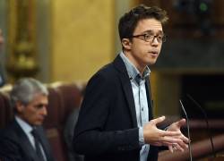 Ínigo Errejón durante un discurso en Las Cortes, Madrid, en enero de 2020.