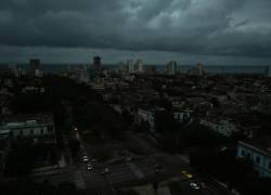 Foto panorámica de La Habana en el atardecer.