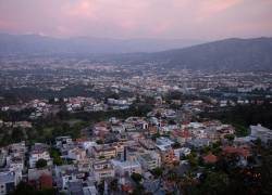 Imagen panorámica de la capital de Ecuador, Quito.