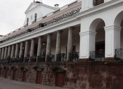 Fotografía del Palacio de Carondelet, la sede del Gobierno de Ecuador.