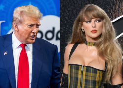 El candidato presidencial Donald Trump reaccionó al apoyo de Taylor Swift a Kamala Harris.