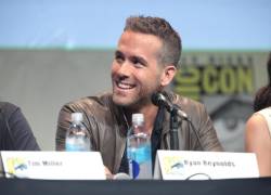 Ryan Reynolds en su presentacion de 2015 en la Comic Con de San Diego, California, Estados Unidos