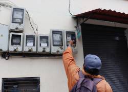 Medidores de electricidad en el sector Itchimbia, en el sur de Quito.