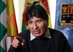 El expresidente boliviano Evo Morales hace un gesto durante una entrevista con la AFP en Cochabamba, Bolivia, el 23 de julio de 2024.