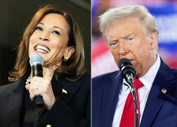 Kamala Harris y Donald Trump realizaron visitas en Pensilvania en busca del voto latino.