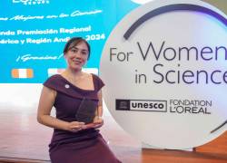 Ecuatoriana gana reconocimiento 'Mujeres en la Ciencia' del Grupo L'Oréal y la UNESCO