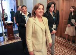 Foto de Dina Boluarte, presidenta de Perú, en una visita al Capitolio en Estados Unidos.