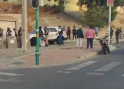 Fotografía que muestra la calle avenida 4 de Noviembre, en donde murieron el fiscal y su custodio.