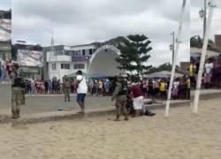 Dos hombres fueron asesinados en una playa de Jaramijó.