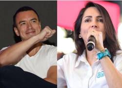 Daniel Noboa y Luisa González buscan la Presidencia en 2025.