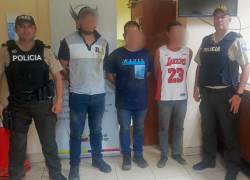 Liberan a dos secuestrados en Mocache y detienen a tres implicados, incluidos los hijos de una de las víctimas