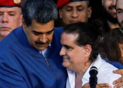 Nicolás Maduro (izquierda), presidente de Venezuela; junto a Alex Saab (derecha), nuevo ministro de Industria.