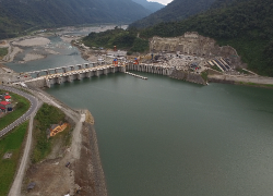 Se ha registrado un aumento en el caudal de la central hidroeléctrica Coca Codo Sinclair. Foto archivo: CELEC