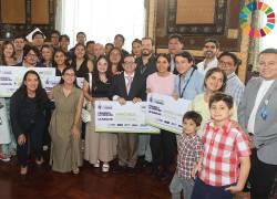 La ceremonia de premiación se realizó en el Salón de la Ciudad del Municipio de Guayaquil en diciembre pasado.