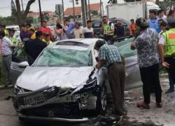 Guayaquil registró 4.272 accidentes de tránsito en el 2023.