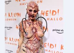 Heidi Klum deja a todos en shock con su disfraz de Halloween