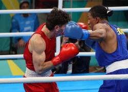 El debut del boxeador ecuatoriano José Rodríguez (d) en París 2024 ha generado expectativa.