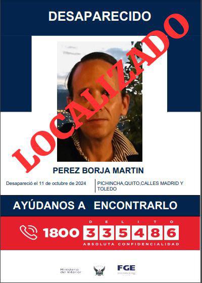 $!Martín Pérez Borja fue encontrado 10 días después de haber desaparecido