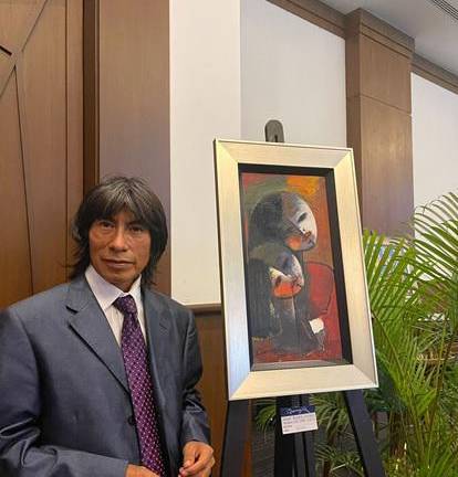 El pintor ecuatoriano Olmedo Quimbita expondrá en un importante espacio cultural en Puerto Rico