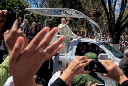 Papa francisco en Chiapas