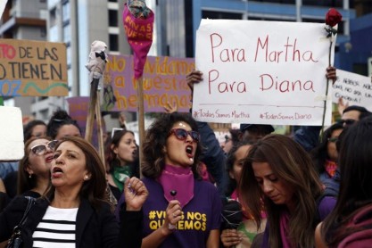 Quito también se une a protestas por violencia de género