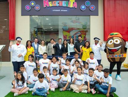 Nescuelita de Nestlé, un espacio en Guayaquil para que los niños en edad escolar aprendan jugando sobre hábitos saludables