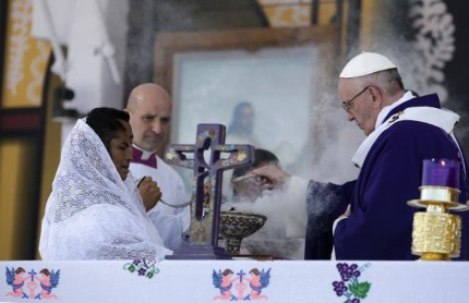 Papa francisco en Chiapas