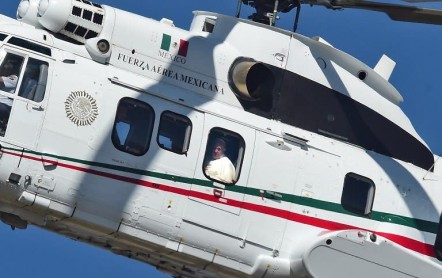 Papa francisco en Chiapas