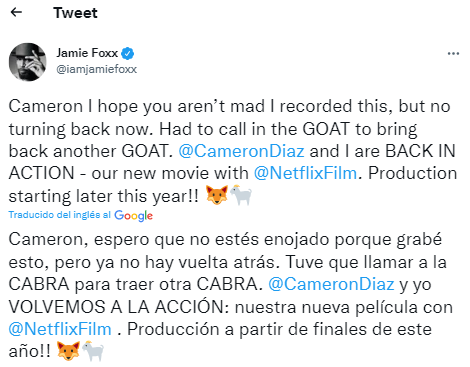 $!Cameron Diaz regresa a la actuación para protagonizar una película de Netflix