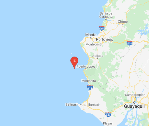 Dos sismos consecutivos se registraron frente a la costa de Manabí