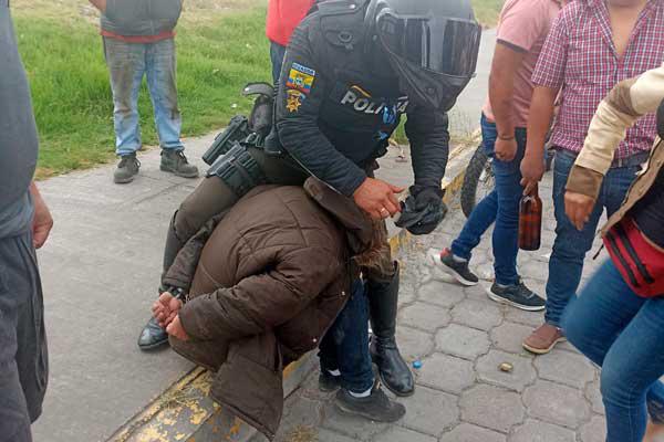 Extranjero mantuvo como rehén a su expareja con un cuchillo: El agresor quedó en libertad por falta de denuncia en Ibarra