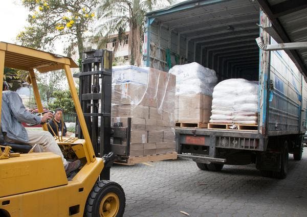 Llega a Egipto la ayuda humanitaria ecuatoriana destinada a Gaza