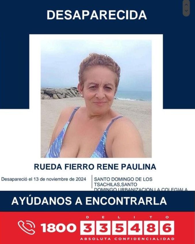 $!Desde el miércoles 13 de noviembre se busca a Rene Paulina Rueda.