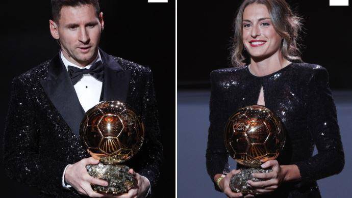 Lionel Messi y Alexia Putellas ganan el Balón de Oro 2021