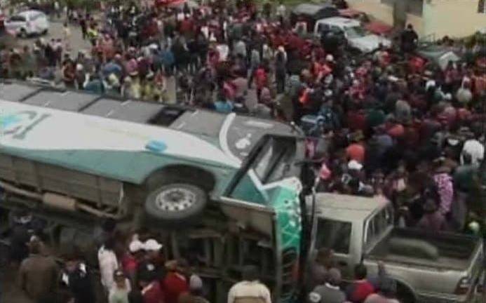 Bus accidentado en Cotopaxi iba con exceso de velocidad y de pasajeros