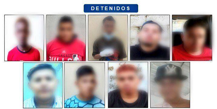 Capturan a 18 miembros de los Choneros y Águilas, dedicados al sicariato y  otros delitos en