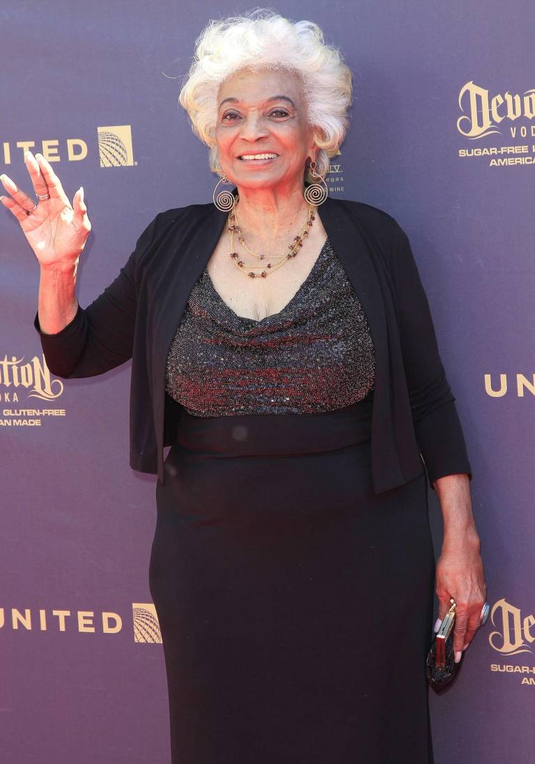 $!Nichelle Nichols durante el 44 Daytime Emmy Awards en Pasadena.