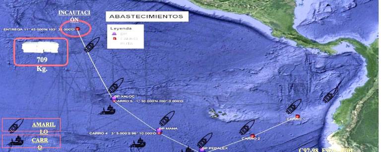 $!Ruta de abastecimiento de la droga.