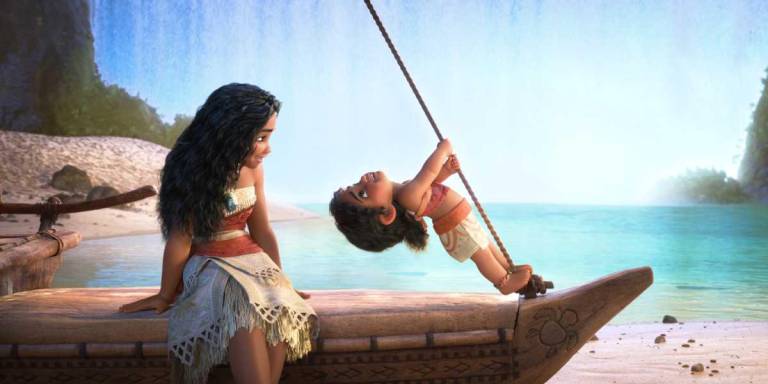 $!En su nuevo viaje, Moana vuelve a contar con el apoyo de sus queridos Heihei y Pua, además de nuevos reclutas: una tripulación impensada que hace de la expedición algo realmente memorable.