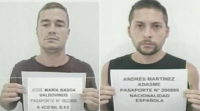 $!Andrés Martínez Adasme y José María Basoa Valdovinos son los españoles detenidos en España.