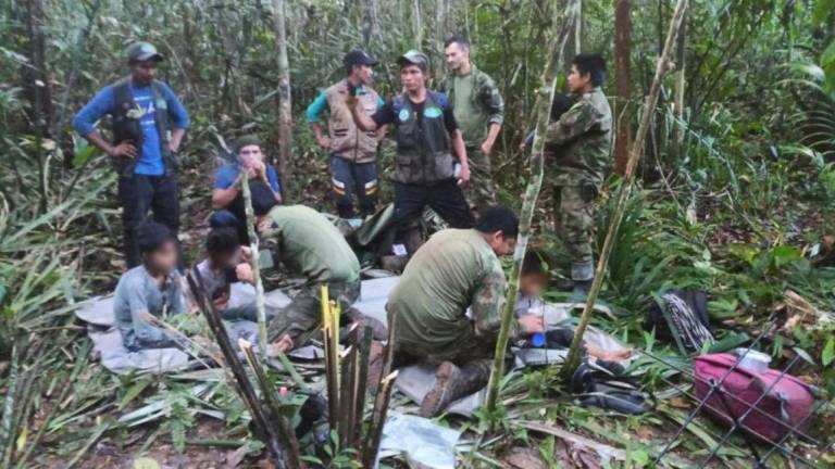 $!La búsqueda por los pequeños mantuvo en vilo a Colombia durante más de un mes. Cuando la noticia de su rescate llegó, el país celebró en júbilo.