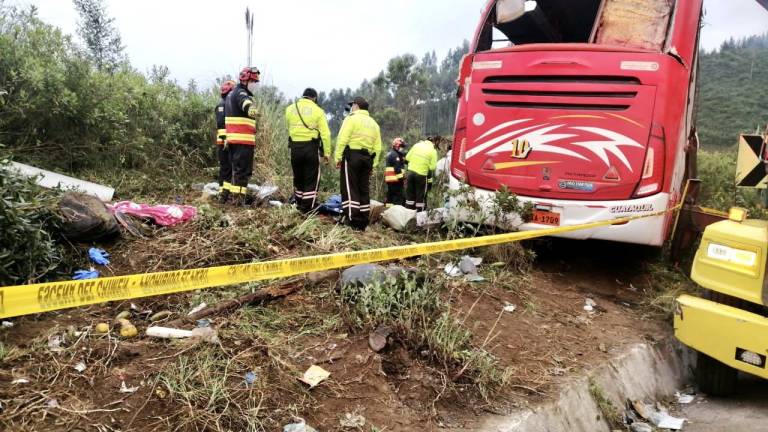 Trágico accidente deja ocho muertos y 20 heridos en el km 7 de la vía a Papallacta