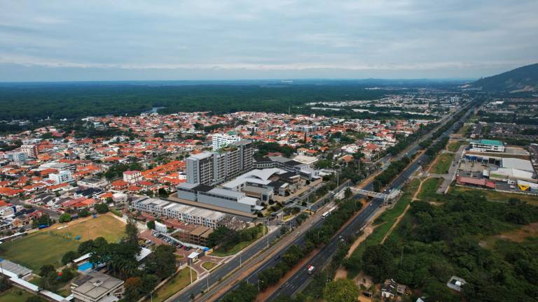 $!Firma aérea de la zona en la que está contemplado el proyecto Blue Town Center.